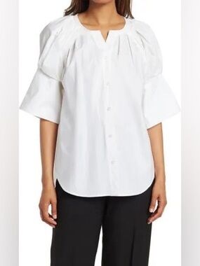 A.L.C. Chloe Puff Sleeve Top